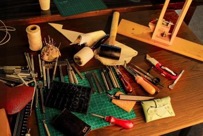 Leather Card or Passport holder Making Experience Short Courses i