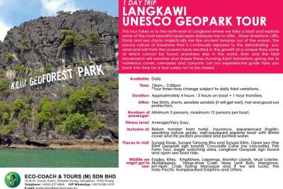 1 Day trip Langkawi Unesco Geopark Tour 1 Day trip Langkawi Unesco Geopark Tour