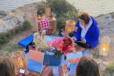 Painting Experience with Wine- outdoor Painting Experience with Wine- outdoor