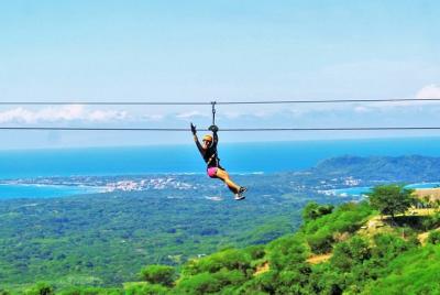 Ziplines with ocean views Ziplines with ocean views