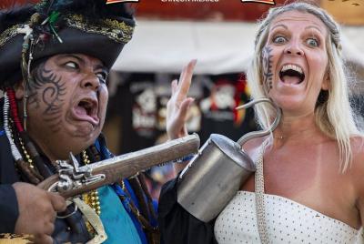 Dinner Show on a Pirate Ship from Cancun with Open Bar