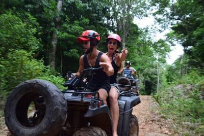Wild Jungle Adventure! Cenote, ATV (Shared) & Zip Line from Cancu Wild Jungle Adventure! Cenote, ATV (Shared) & Zip Line from Cancu