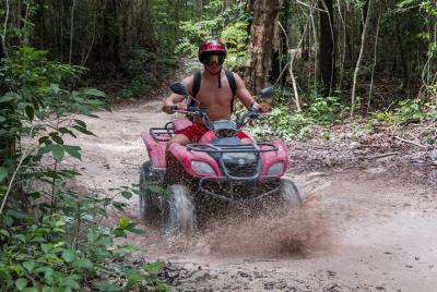 ATV Mud Kicking and Snorkeling Experience in Cozumel (Private)