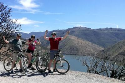 Mountain and city cycling. Mountain and city cycling.