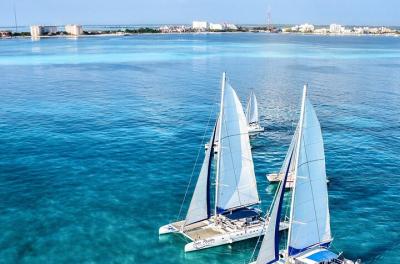 All Inclusive Sailing tour to Isla Mujeres with Snorkeling from R All Inclusive Sailing tour to Isla Mujeres with Snorkeling from R