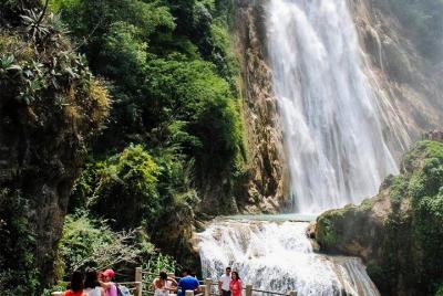 Chiflon Waterfall And Montebello Lakes Chiflon Waterfall And Montebello Lakes