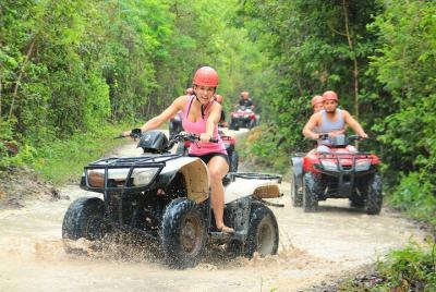  Adrenaline Atv (single) Cenote and Zipline.