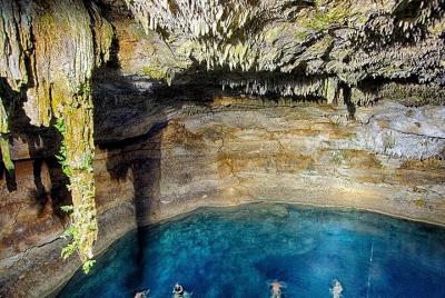 Only today! Tour 4X1 Tulum, Coba, Cenote & Playa del Carmen for t