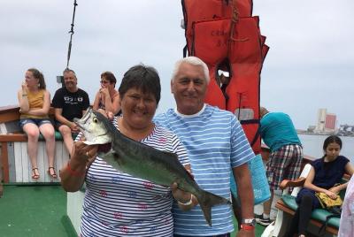 boat trip from 9 am to 3 pm fishing & swimming & barbecue & dessert  boat trip from 9 am to 3 pm fishing & swimming & barbecue & dessert