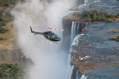 Helicopter flights over the Victoria Falls Helicopter flights over the Victoria Falls