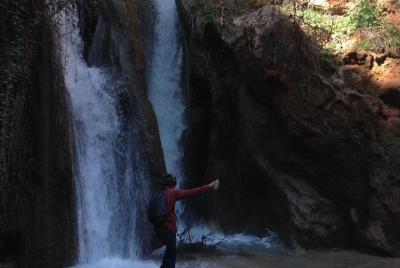 Visit the waterfall and hidden caves Visit the waterfall and hidden caves