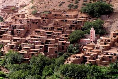 Day trip to atlas Mountains And 3 Valley & Berber Villages with Camel Rid
