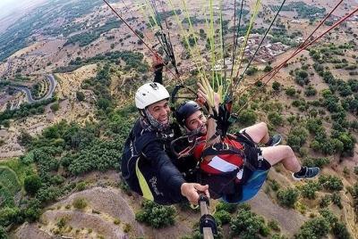 Paragliding at Plateau du Kik