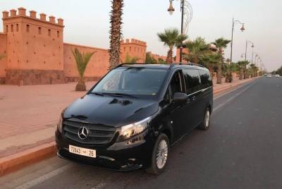 private transfer from Marrakech city to Menara Airport