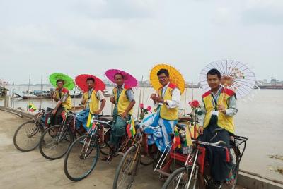Hidden Yangon Trishaw Ride