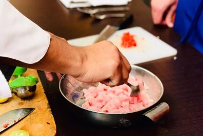 Peruvian market tour, cooking class, and dinner in Arequipa