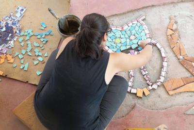 Eco-Workshop: Learn Mosaic from Recycled Ceramic!