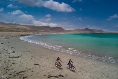 E-bikes at Paracas National Reserve E-bikes at Paracas National Reserve