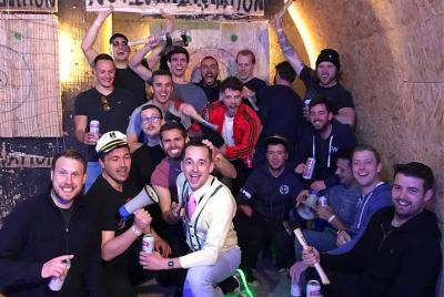 Axe Throwing session Axe Throwing session