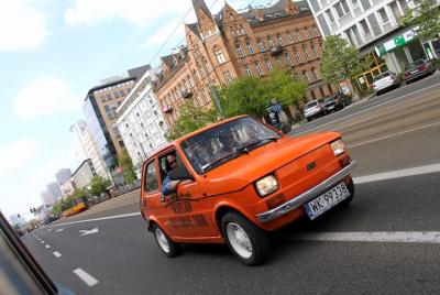 Retro Fiat Self-Drive Tour in Warsaw