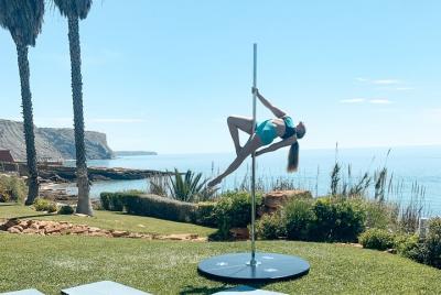 Summer Pole Session in Praia da Luz, Algarve Summer Pole Session in Praia da Luz, Algarve
