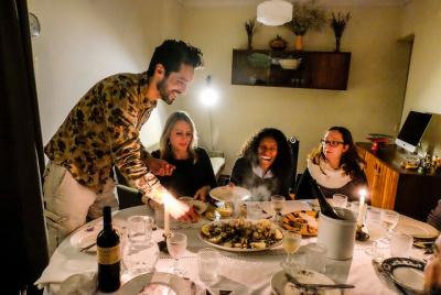 Portuguese banquet in a designer Lisbon home for private groups