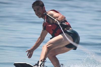 Wakeboarding in Armacao de Pera, Algarve, Portugal Wakeboarding in Armacao de Pera, Algarve, Portugal