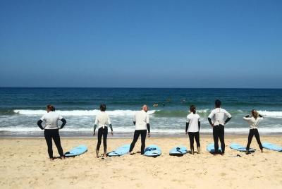 Shared Surfing Lesson at Praia da Rocha